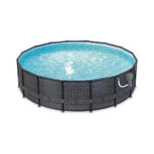 Family-Friendly Round Above Ground Pool Set with Filter Pump and More