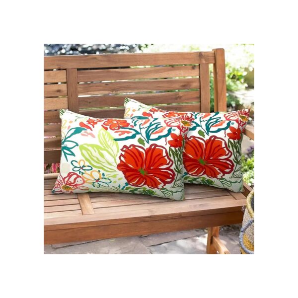 Farmhouse Decorative Pillow Covers for Outdoor and Indoor Spaces with Waterproof Coating