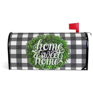 Farmhouse Mailbox Wrap with Magnetic Strip for Easy Installation No Tools Required