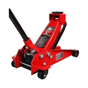 Fast Lift 3 Ton Capacity Steel Floor Jack for Garage and Shop Use