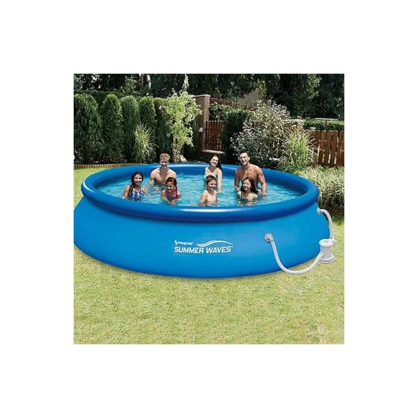 Fast-Setting Inflatable Pool with Filter Pump for Summer Fun