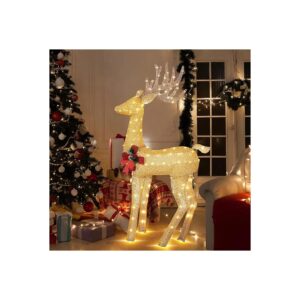 Festive Outdoor Christmas Lighted Decoration for Front Yard Garden Patio