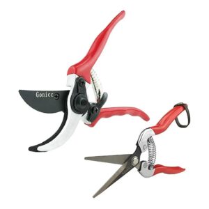 Fine Polished Bypass Pruning Shears for Professional Gardening