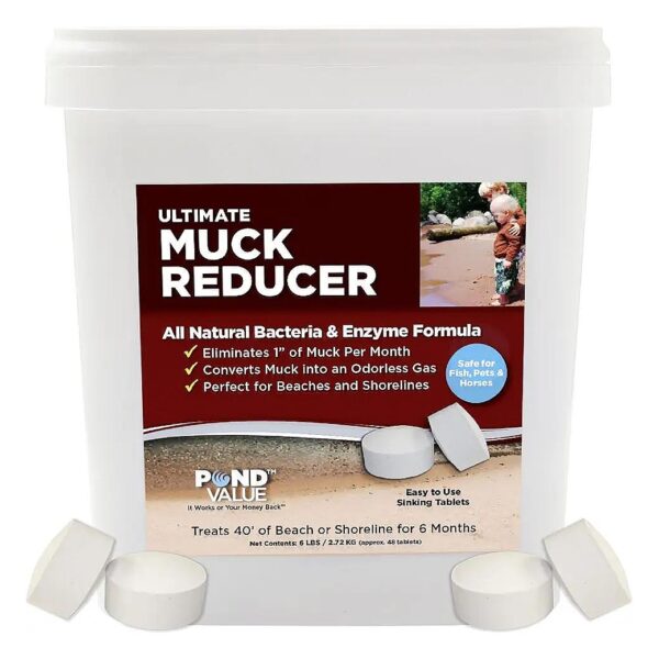 Fish and Plant Safe Pond and Lake Muck Reducer and Digester in Tablets