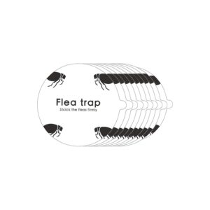 Flea Trap Refills with Natural Glue for Home Flea Control