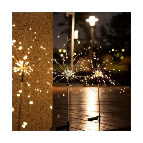 Flexible DIY Garden Decorations, 120 LED Warm White Lighting