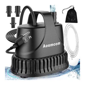 Flow Submersible Water Pump for Aquariums and Ponds - 800GPH 40W