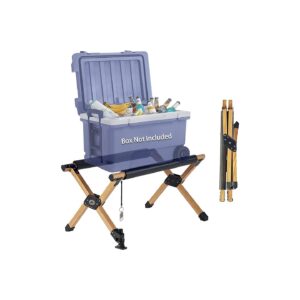 Folding Cooler Stand with Carry Bag for Camping Hiking Picnic Outdoor Activities