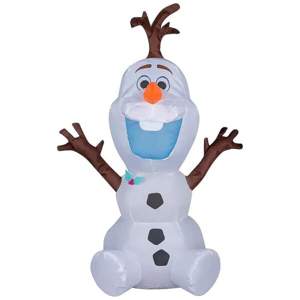 Foot Tall White Disney-Inspired Airblown Inflatable for Christmas Decor