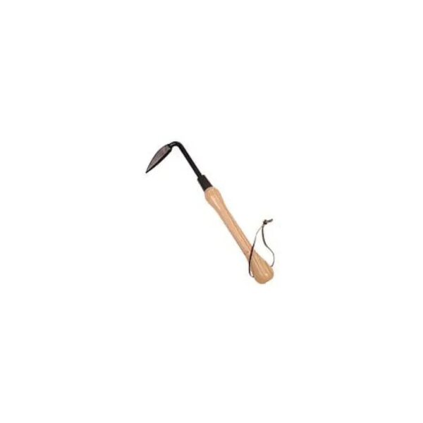 Forged Steel Weeder for Weeding and Soil Aeration with Weather Resistant Hardwood Handle