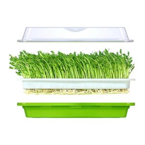 Free PP Seed Sprouter Tray, Easy to Clean and Maintain