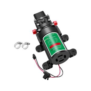 Fresh Water Pump with 85 PSI Pressure Switch and Self Priming Function