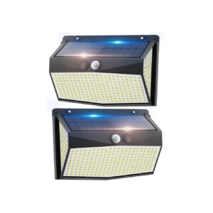 Friendly Outdoor Solar Flood Lights with Motion Detection and 3 Lighting Modes