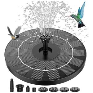 Friendly Solar Powered Fountain Pump for Ponds, Fish Tanks, and Bird Baths