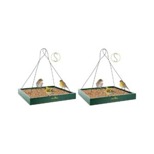 Friendly Wooden Hummingbird Feeder Tray for Seed and Squirrel Feeding