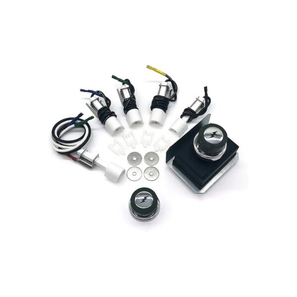 Front-Control Grill Ignition Kit for Weber Genesis 310 320 330 Grills with Spare Igniter