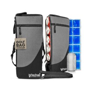 Frostbox Golf Bag Cooler with Ice Pack and Insulated Beverage Storage