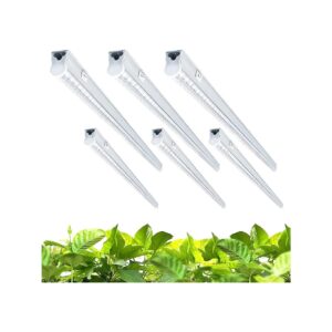 Full Spectrum LED Grow Light Strips for Indoor Plants, Herbs, and Succulents, 6-Pack