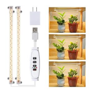 Full Spectrum LED Grow Light for Indoor Plants and Succulents with 10 Brightness Levels