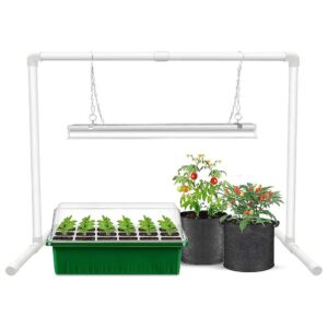 Full-Spectrum LED Grow Light with Stand for Indoor Plants and Seedlings