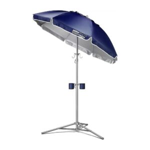 Fully Adjustable Navy Portable Sun Umbrella for Instant Shade