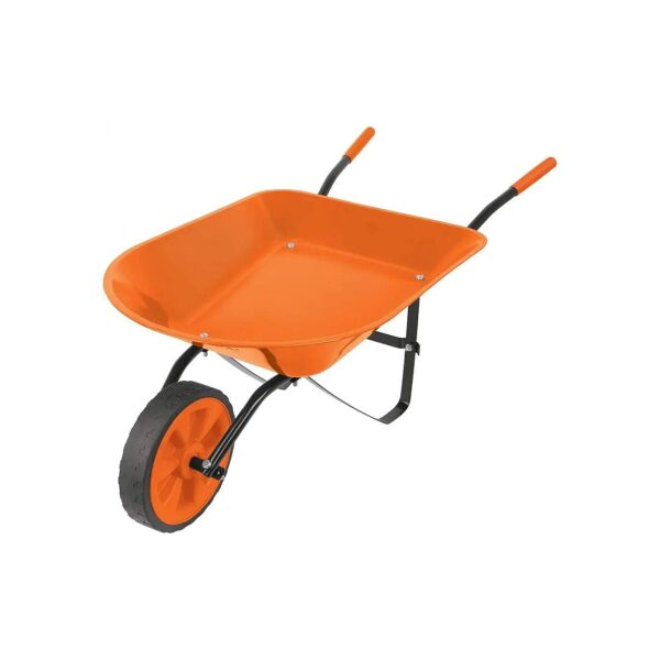 Fun Metal Wheelbarrow for Kids Gardening with Easy Assembly Tools