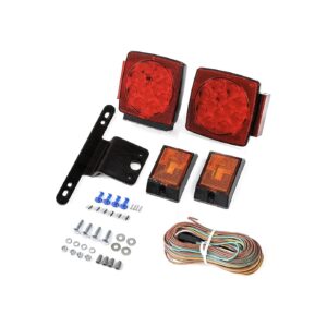 Function LED Trailer Tail Light Kit for Under 80 Inch Trailers Boat Utility Waterproof