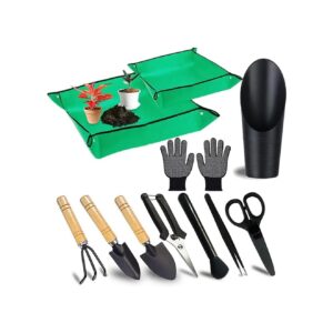 Functional Garden Planting Mat with 12 Tool Pieces for Succulent Care