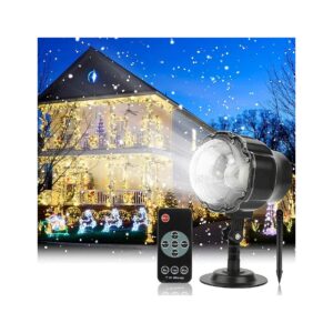 Functional Snowfall LED Projector for Garden and Home Decoration