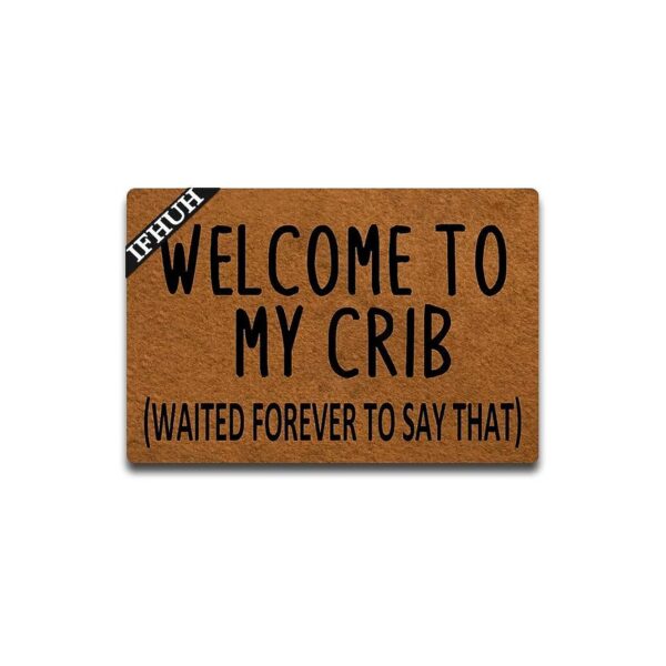 Funny Rubber Doormat Non Slip Backing 6 x 7 Inch High Quality Home Entrance Mat