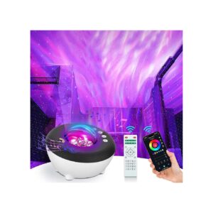 Galaxy Projector with White Noise Sound Machine and Night Light for Bedroom