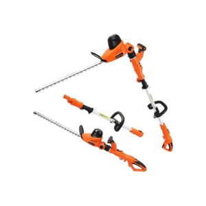 Garden Hedge Trimmer with 20 Inch Laser Cut Blade and 9 Foot Telescoping Pole