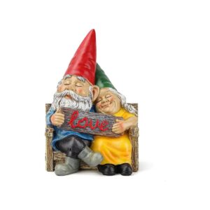 Garden Statue Couple Gnomes Romantic Indoor Outdoor Decor Forever Lover Gift