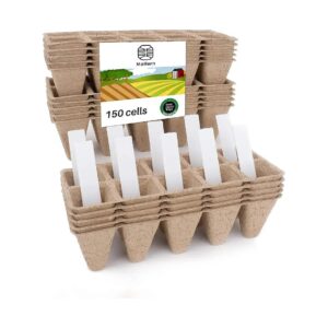 Gardeners Durable Seedling Pots for Secure Root Growth and Easy Seedling Removal