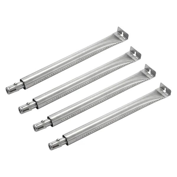 Gas Grill Replacement Tube Burners, Stainless Steel, 15 13/16" x 1 1/4" Long, Set of 4