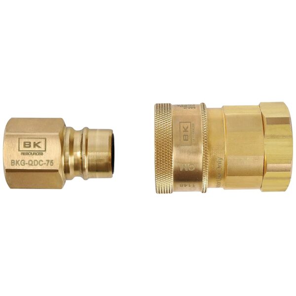 Gas Hose Quick Disconnect Fitting for Easy Maintenance 1/2 Inch Diameter Coupling