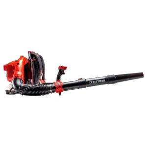 Gas Powered Leaf Blower with Variable Speed Throttle and Ergonomic Tube-Mounted Lever