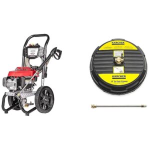 Gas Pressure Washer and Surface Cleaner Attachment for Tough Cleaning Jobs