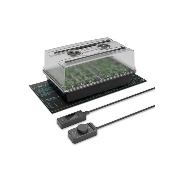 Germination Kit with Waterproof Seedling Mat and Dimmable LED Grow Light