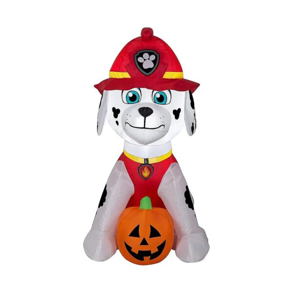 Giant Inflatable Fire Marshall Dalmatian for Halloween Decorating Events