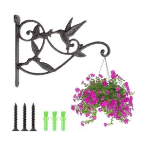 Gorgeous Iron Hummingbird Plant Hanger for Decorating Your Home or Garden with Ease