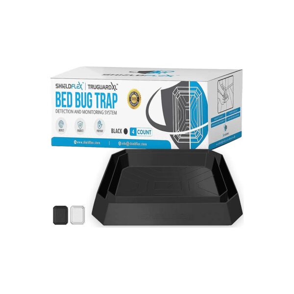 Grade Bed Bug Prevention Kit for Large Furniture and Bed Legs with 4 Traps