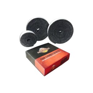 Gray High Temp Peel and Stick Gaskets for Kamado BBQs with Self Adhesive