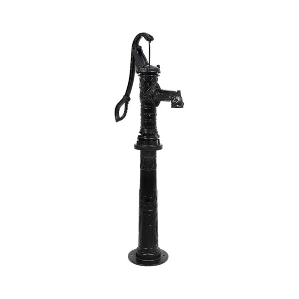 Green Cast Iron and Stainless Steel Manual Water Pump for Outdoor Water Well Systems