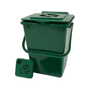 Green Compost Pail for 4 Gallon Waste Capacity