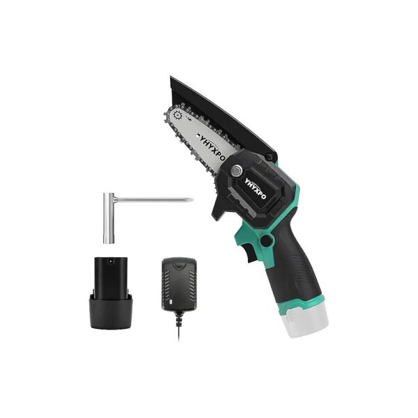 Green Energy Cordless Mini Chainsaw for Wood Cutting and Pruning