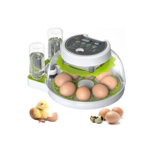 Green Polyester Egg Incubator with Automatic Egg Flipping Function for High Hatching Rate