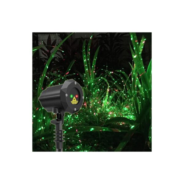 Green Red Laser Light Moving Star Projector for Christmas Decor