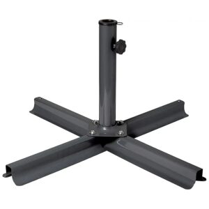 Grey Patio Umbrella Stand for Use with CorLiving PPU Umbrellas