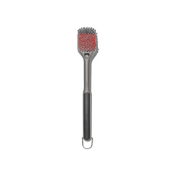 Grill Brush for Cleaning Cold Grill Grates with Durable Nylon Bristles